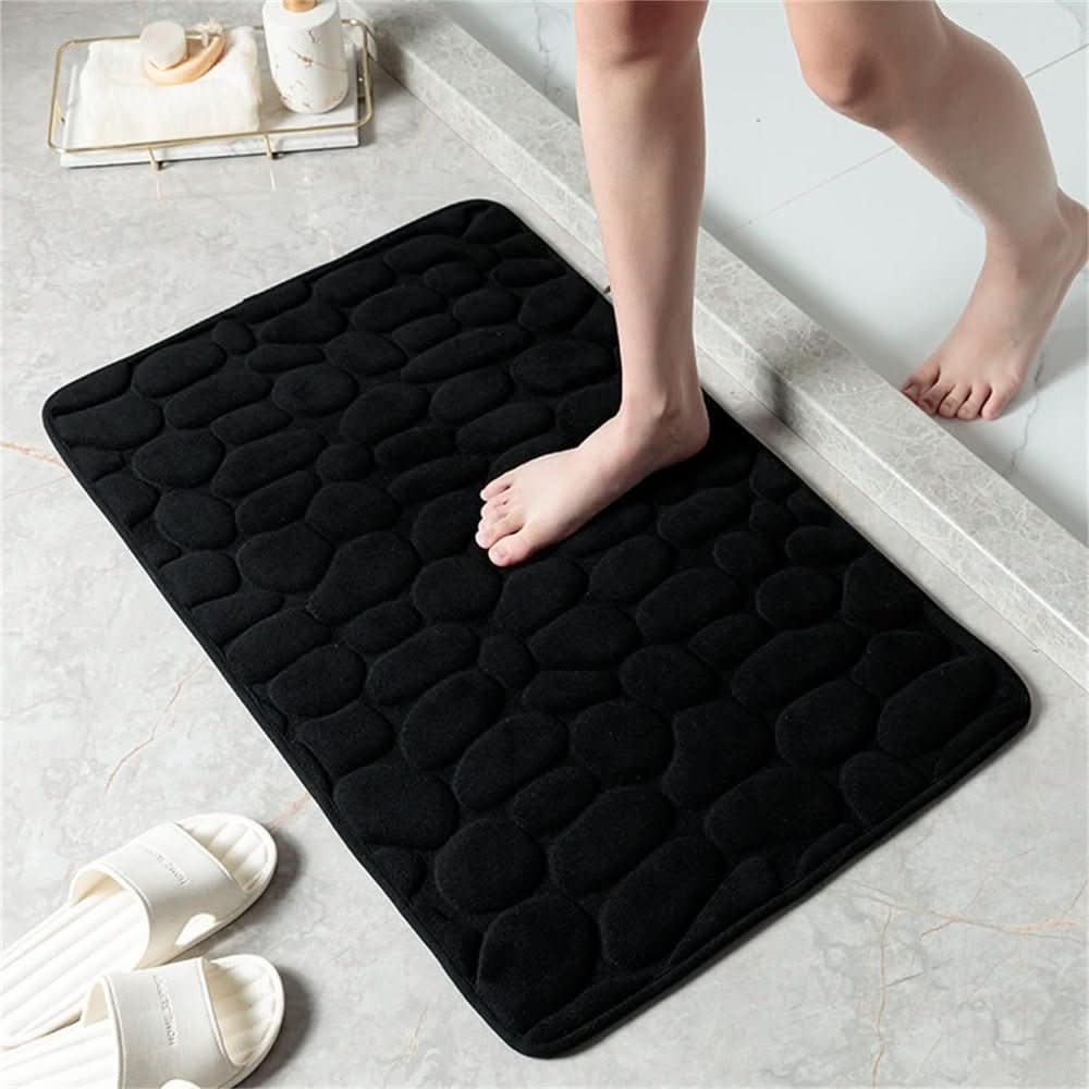 CLOUDSTEP MAT - Ultra-soft bath mat with fast water absorption and non-slip backing for dry and safe floors