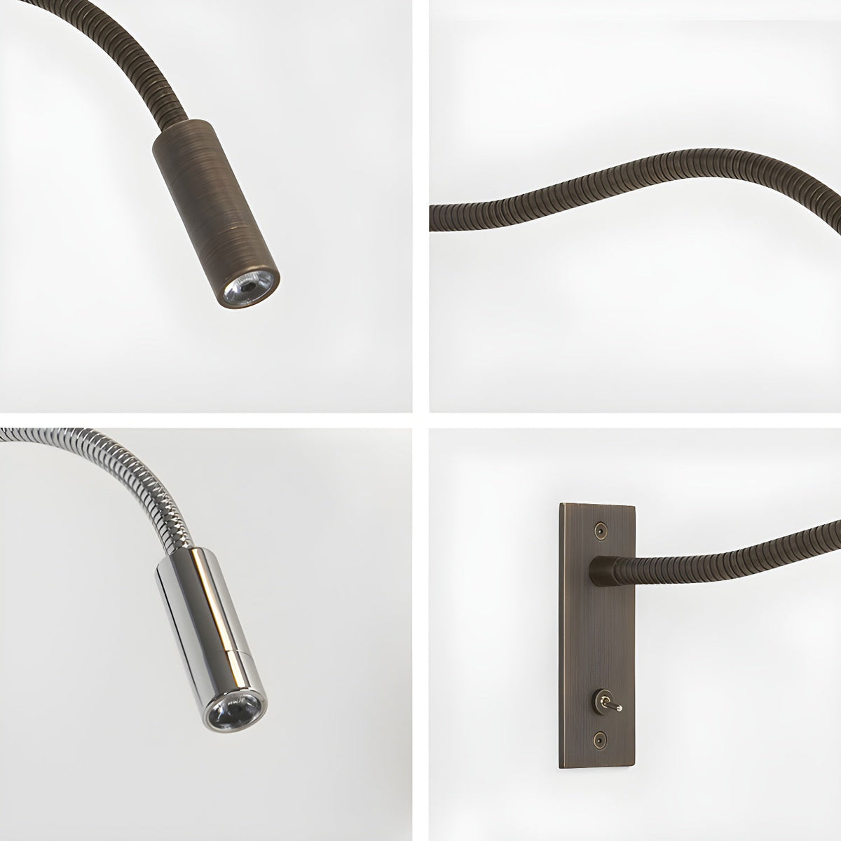 Casa Lumière Flexibele Wandlamp - Minimalistische Leeslamp voor Slaapkamer & Leeshoek