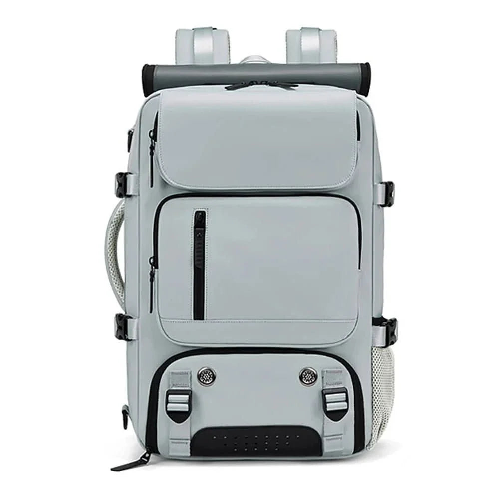TRAVELMAX Pack - Large waterproof travel backpack with USB port