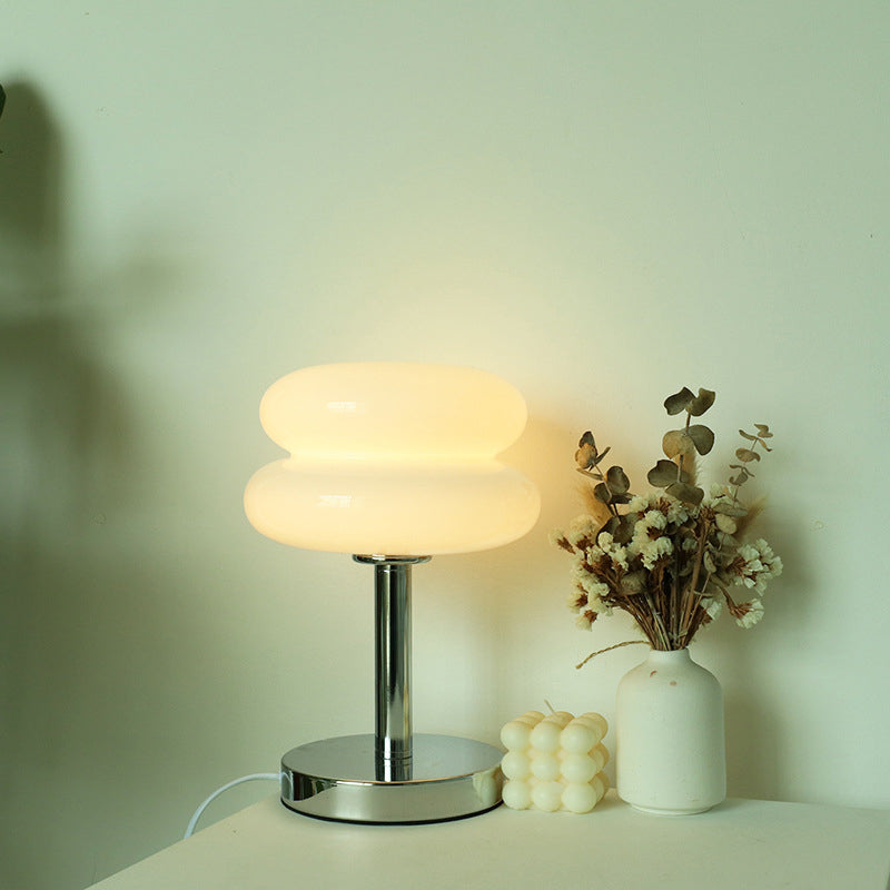 LumaGlow™ moderne glazen tafellamp van 18 × 28 cm