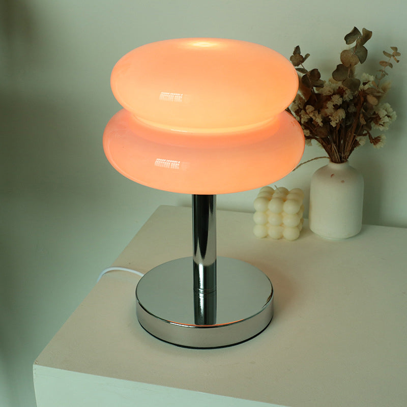 LumaGlow™ moderne glazen tafellamp van 18 × 28 cm