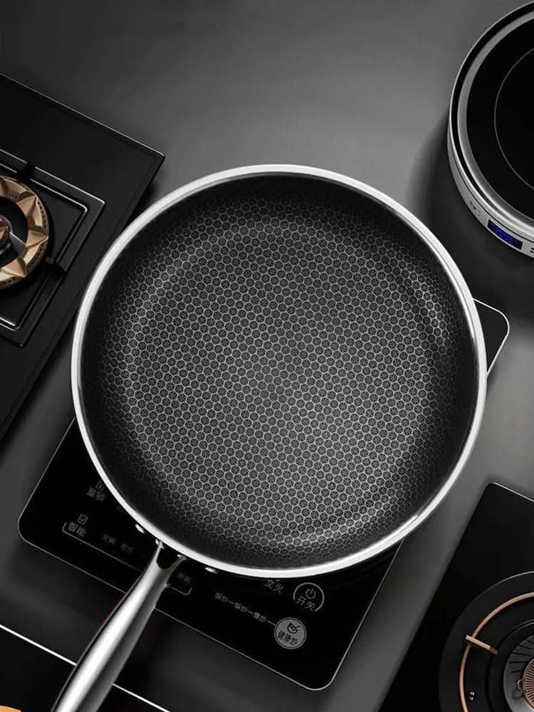 STEELCORE – Stainless Steel Frying Pan for Energy-Saving & Durable Cooking