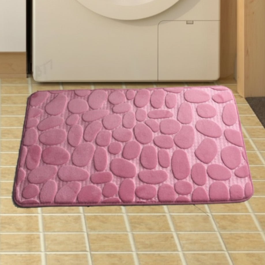 CLOUDSTEP MAT - Ultra-soft bath mat with fast water absorption and non-slip backing for dry and safe floors