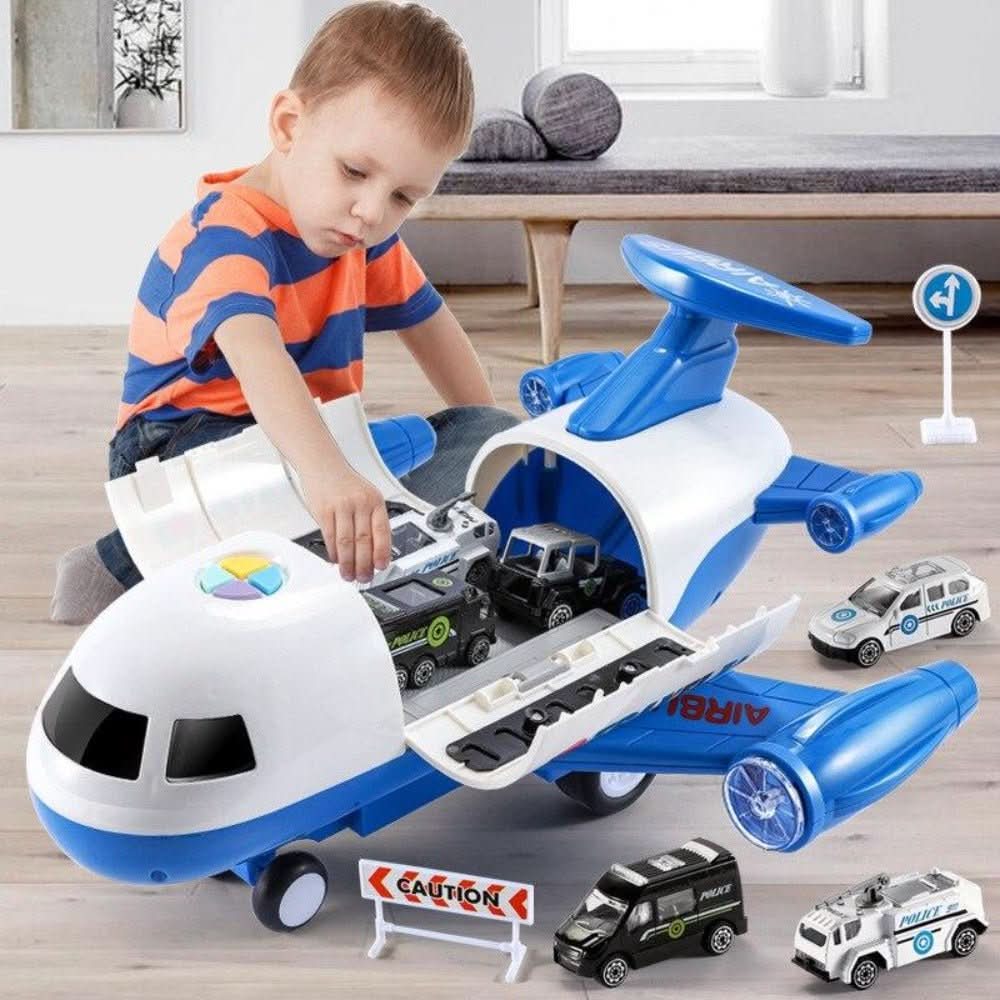 SKYQUEST – Adventure AirPlay Set with Airplane & Vehicles for Creative Kids