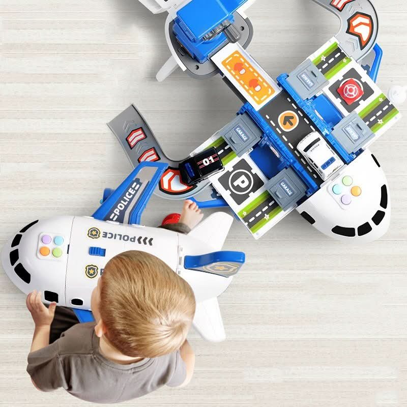SKYQUEST – Adventure AirPlay Set with Airplane & Vehicles for Creative Kids