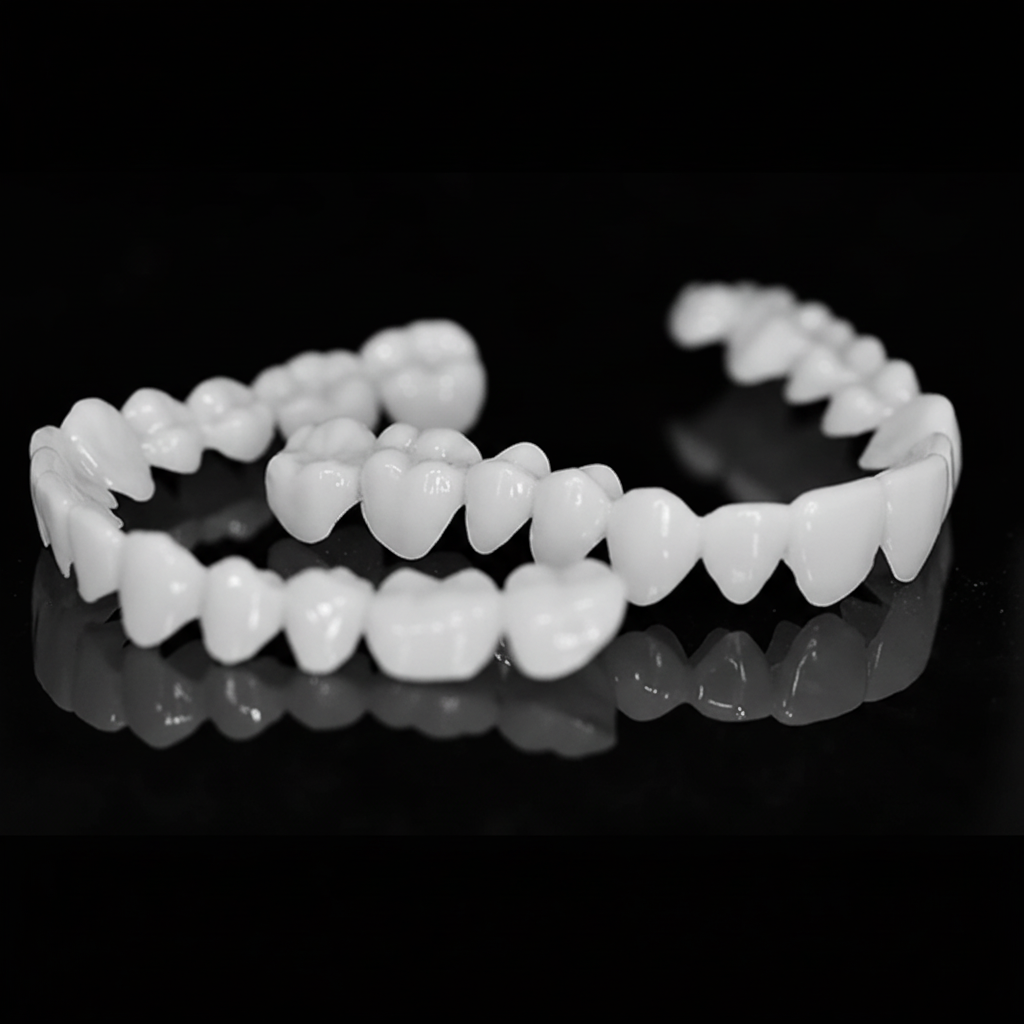 SMILEFLEX – Dental Prosthesis with White Dental Lenses