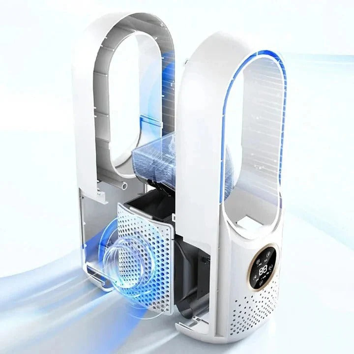 Bladeless Silent Portable Cooling Fan