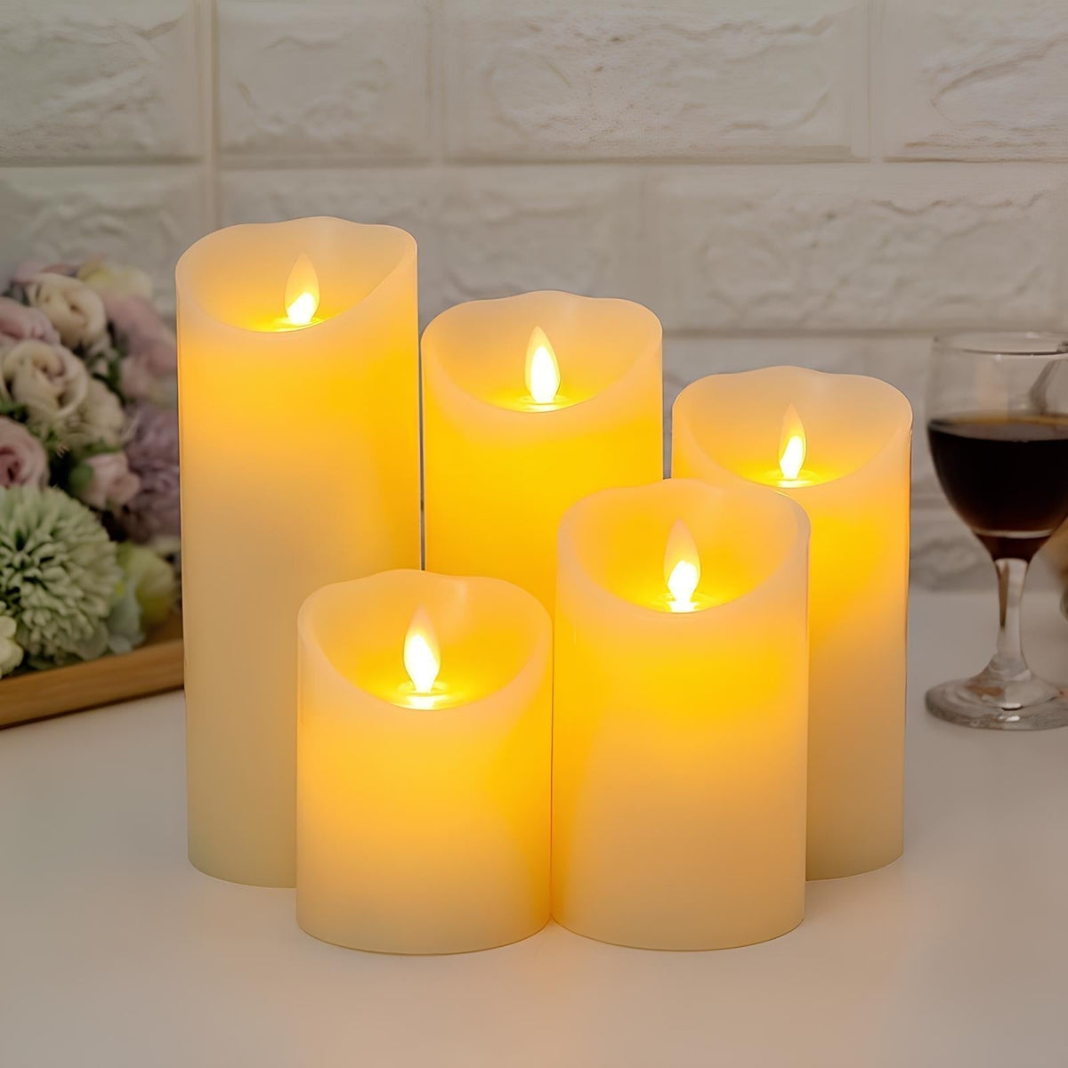 Autumn - Vuurloze Kaars met Sfeervolle Verlichting