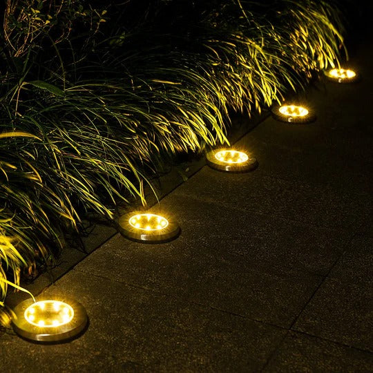 Cordless Solar LED Garden Stake Lights
