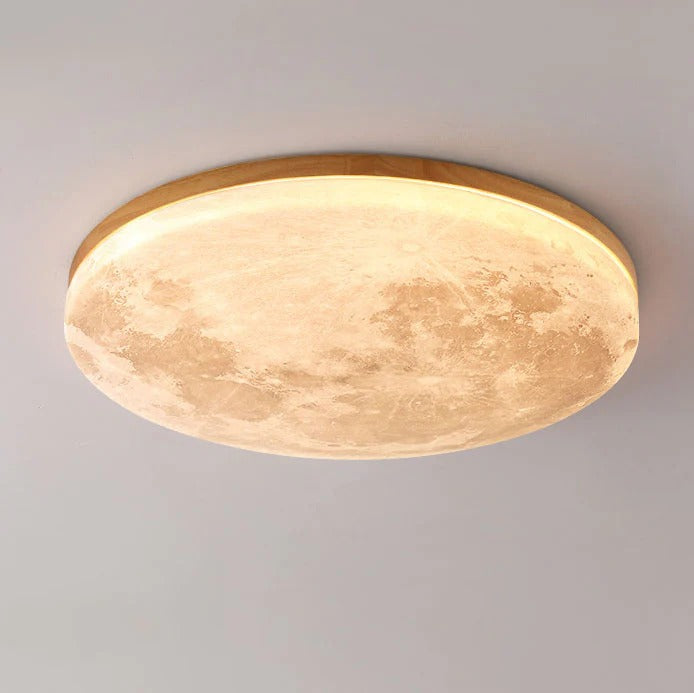 Flush Mount Ceiling Light | Round Moon, Ultra-Slim