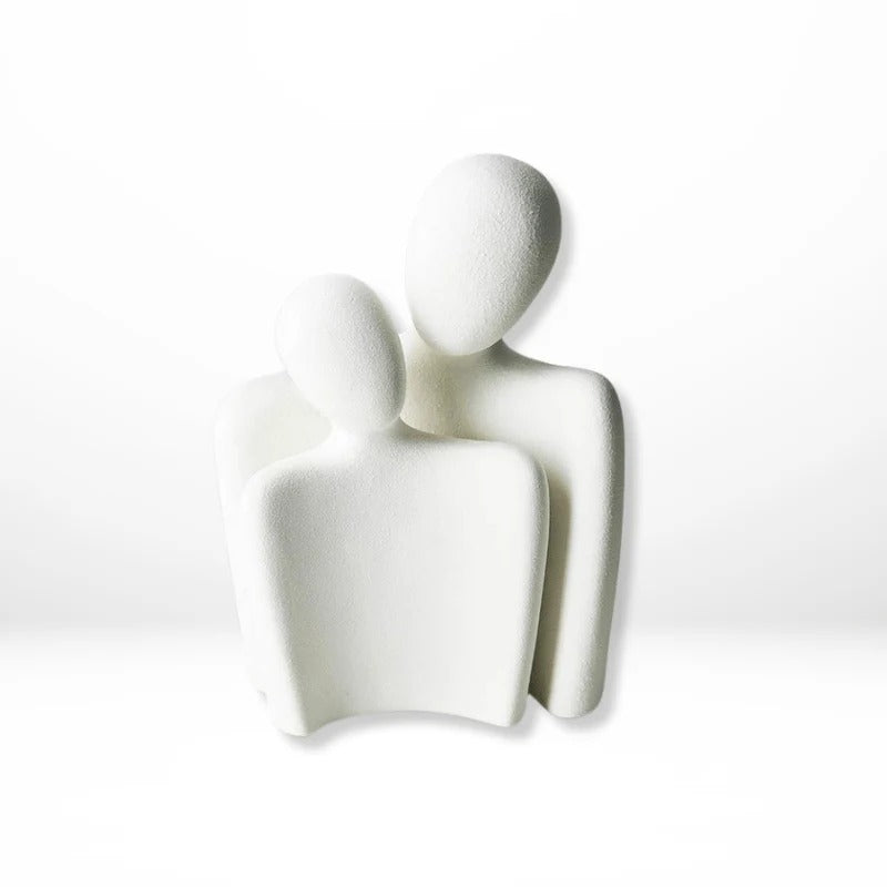 Handmade Ceramic Love Statue Décor