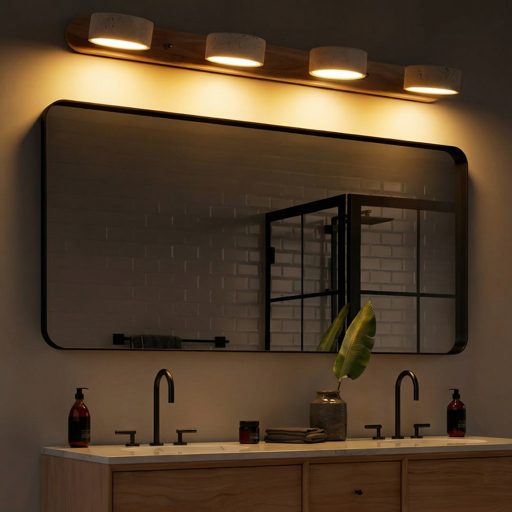 Travertine Wall Light – Natural Modern Design