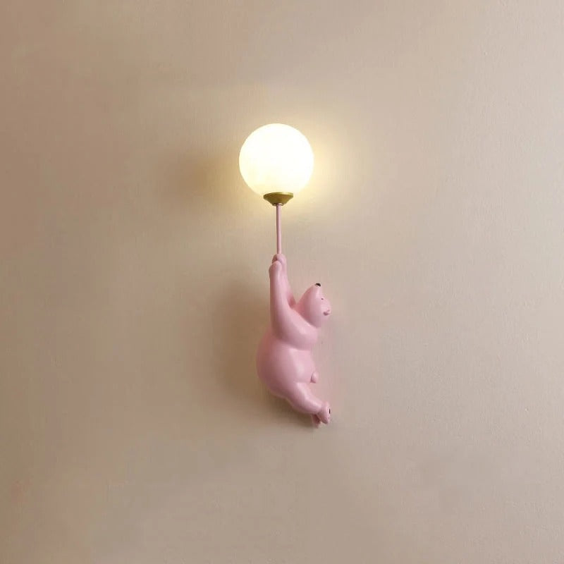 Bear Wall Lamp with LED Light