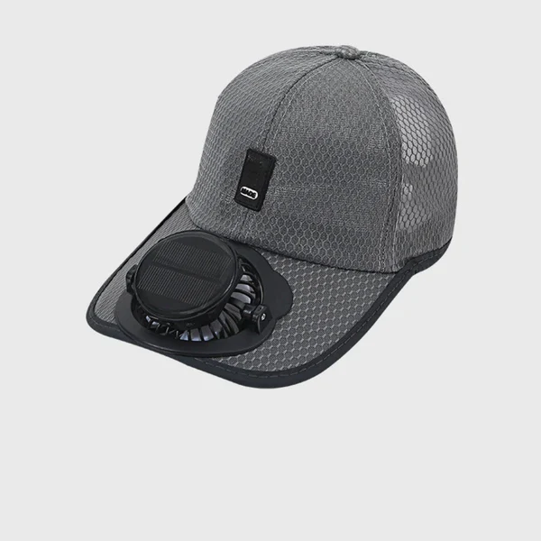 Cooling Baseball Cap with Built-In Fan