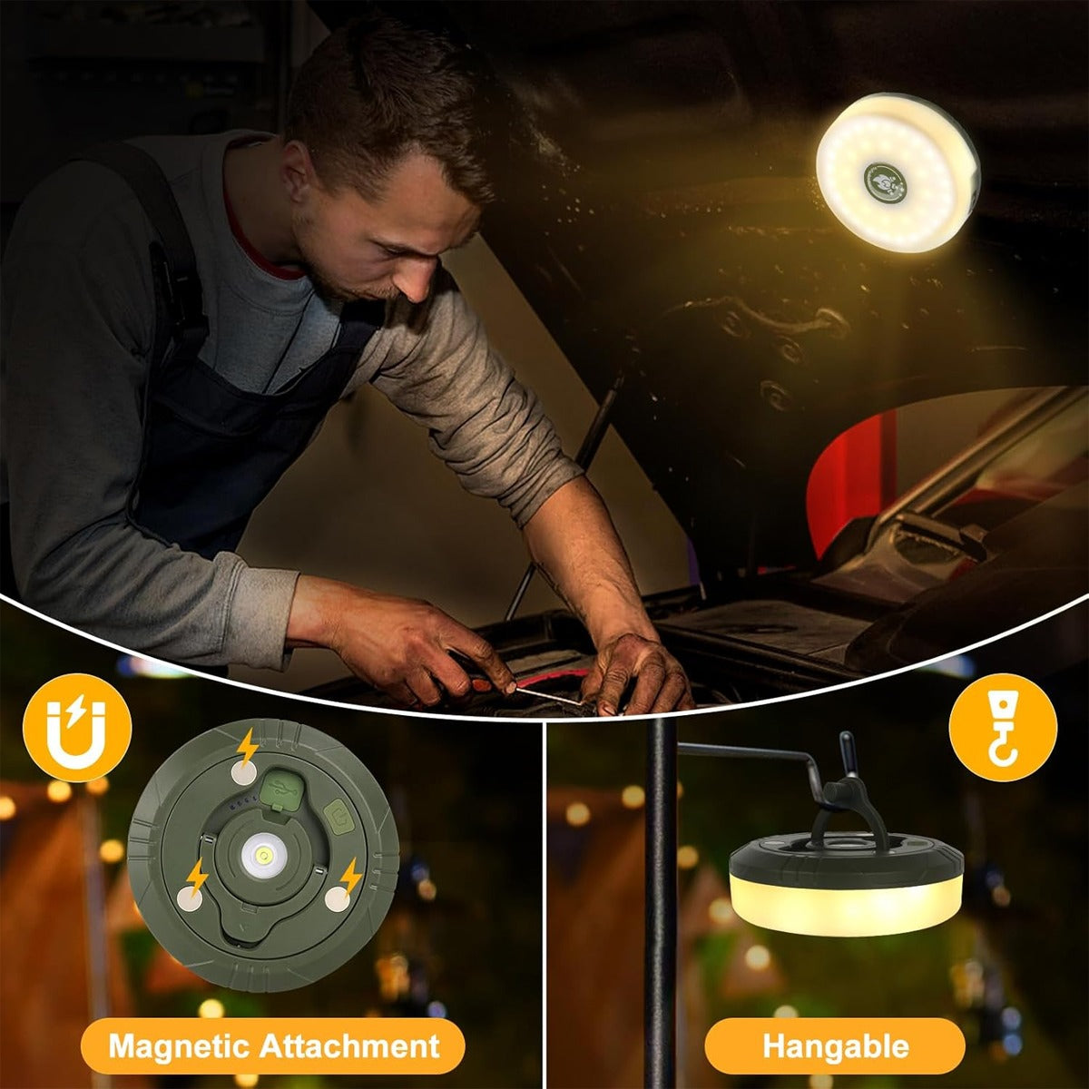 Rechargeable Waterproof Outdoor String Light (10 m)