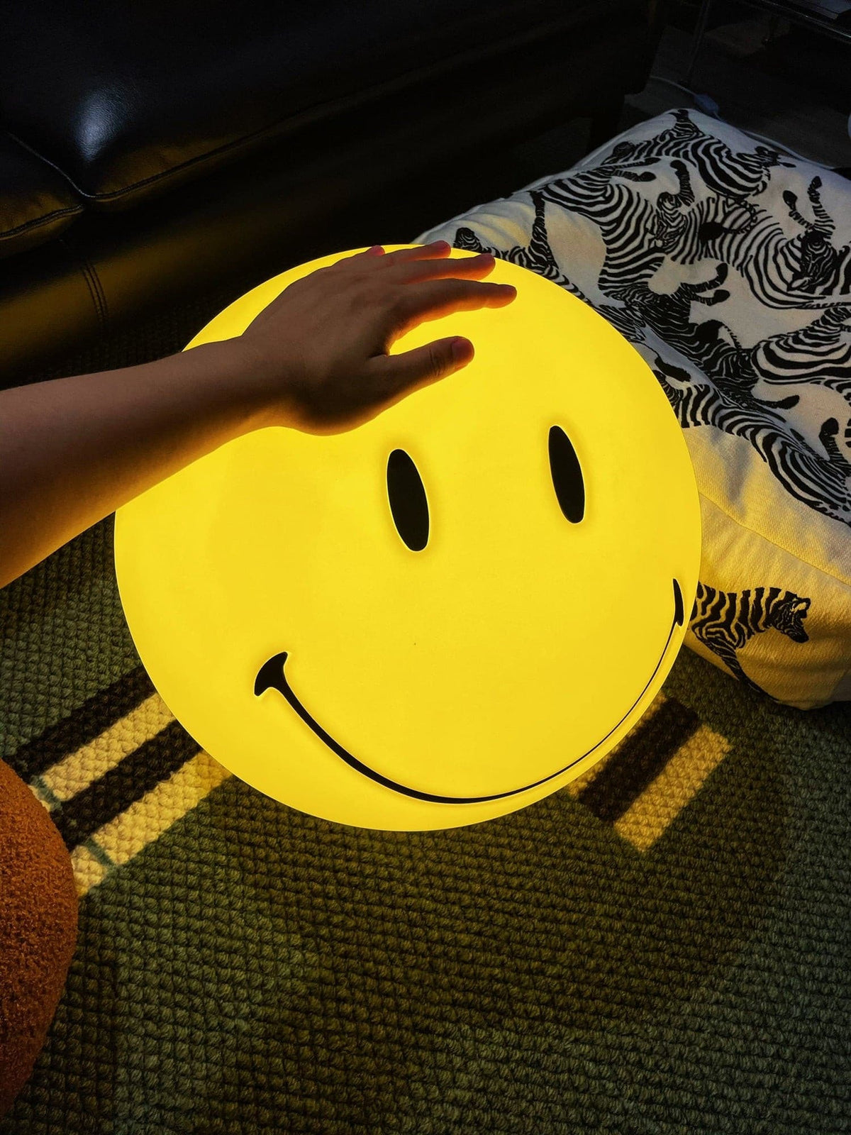 Cheerful Glow Night Light for Kids — Dimmable LED Yellow Lamp
