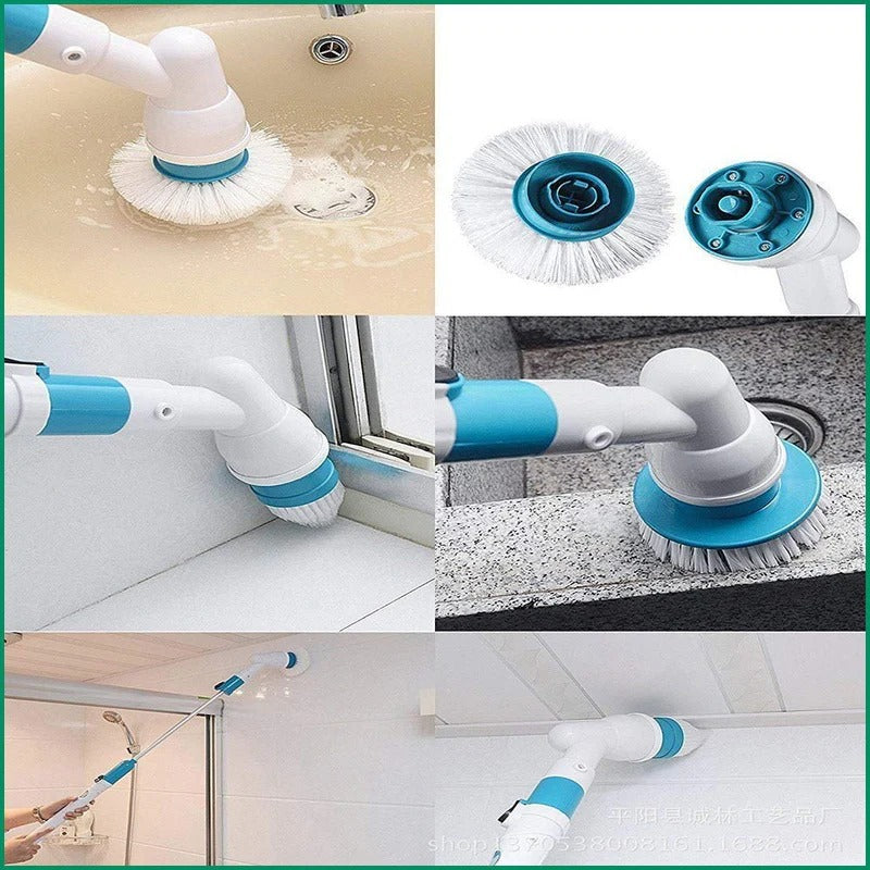 Cordless Spin Scrubber with 3 Brush Heads