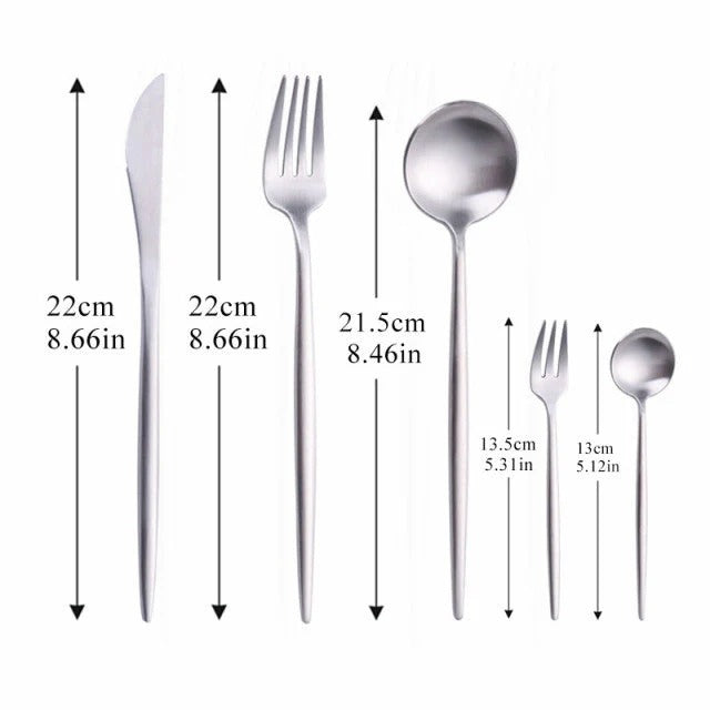 Modern 5-Piece Cutlery Set
