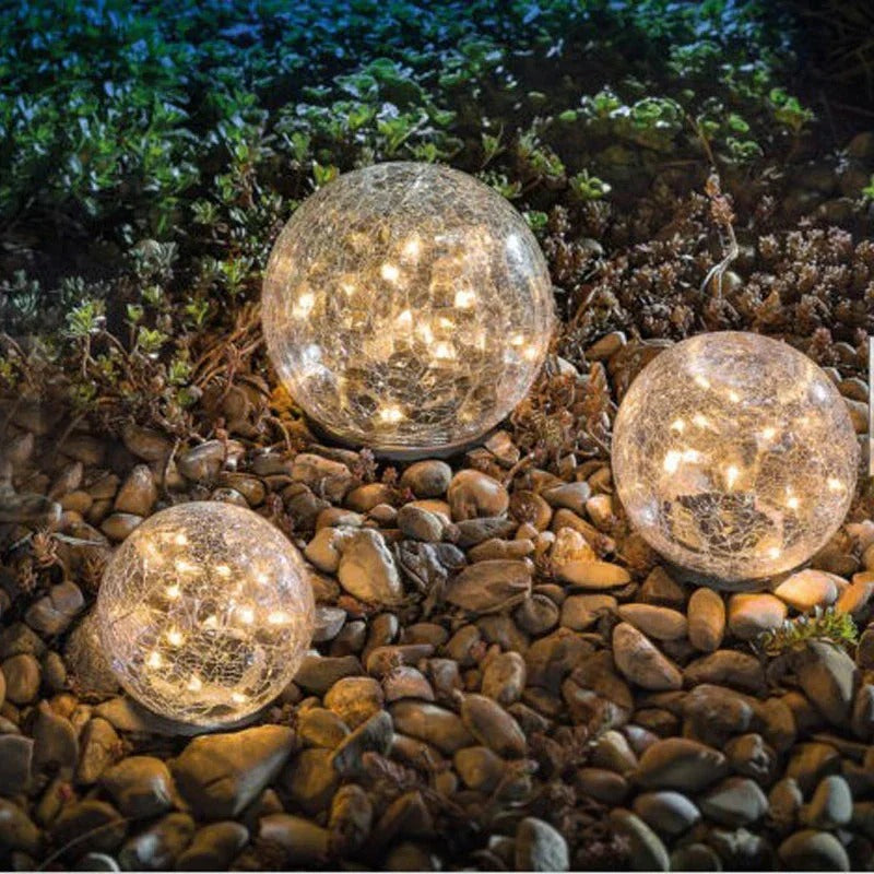 Round Solar Garden Lights