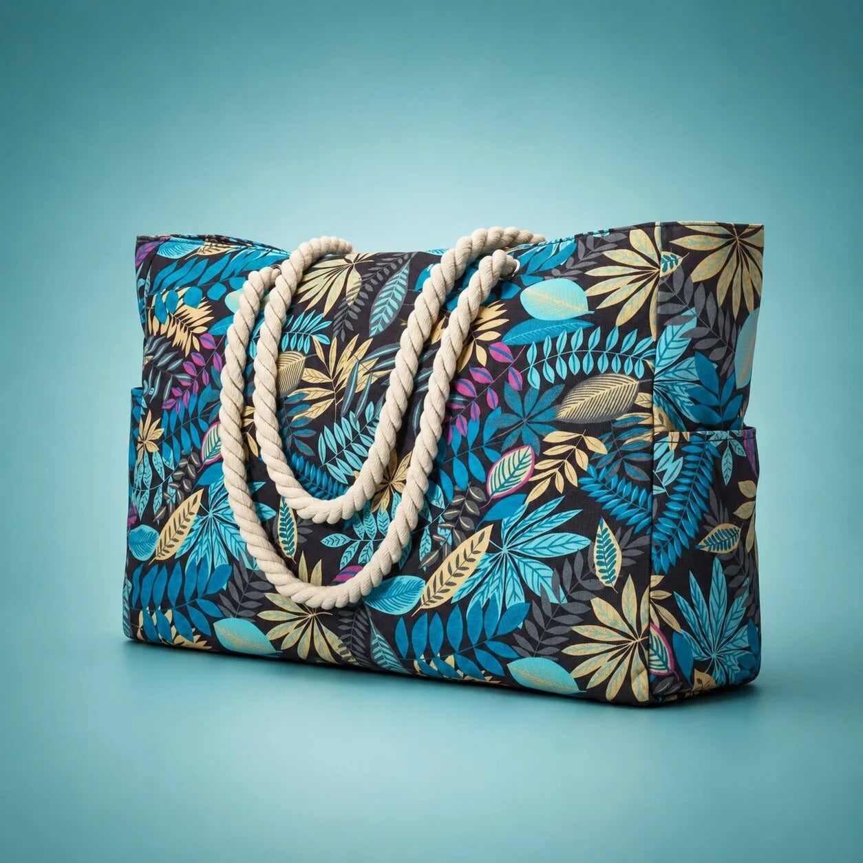 XXL Beach Bag with Zipper