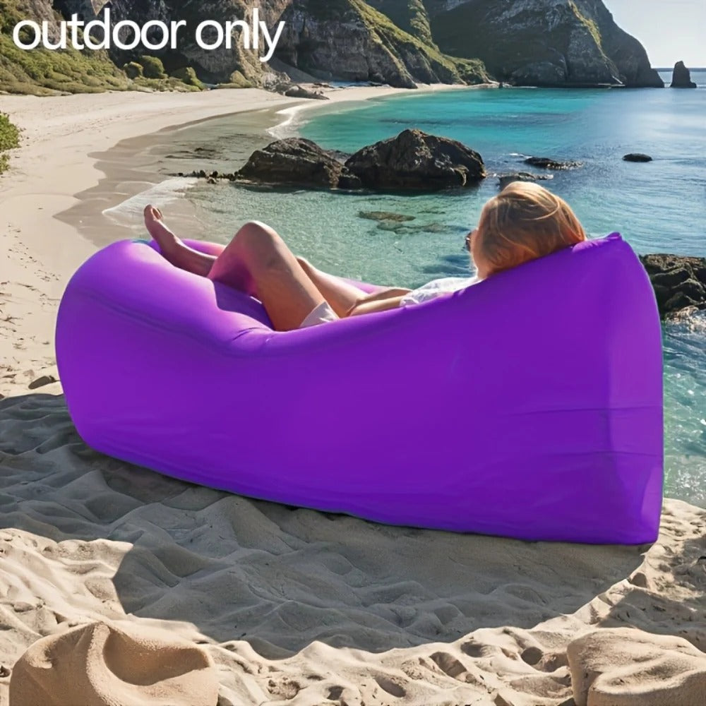 Inflatable Air Lounger with Carry Bag