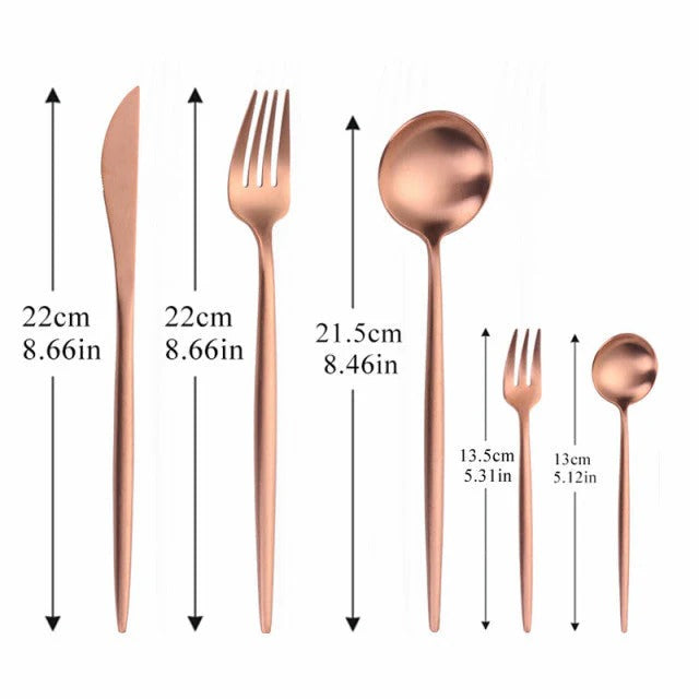 Modern 5-Piece Cutlery Set