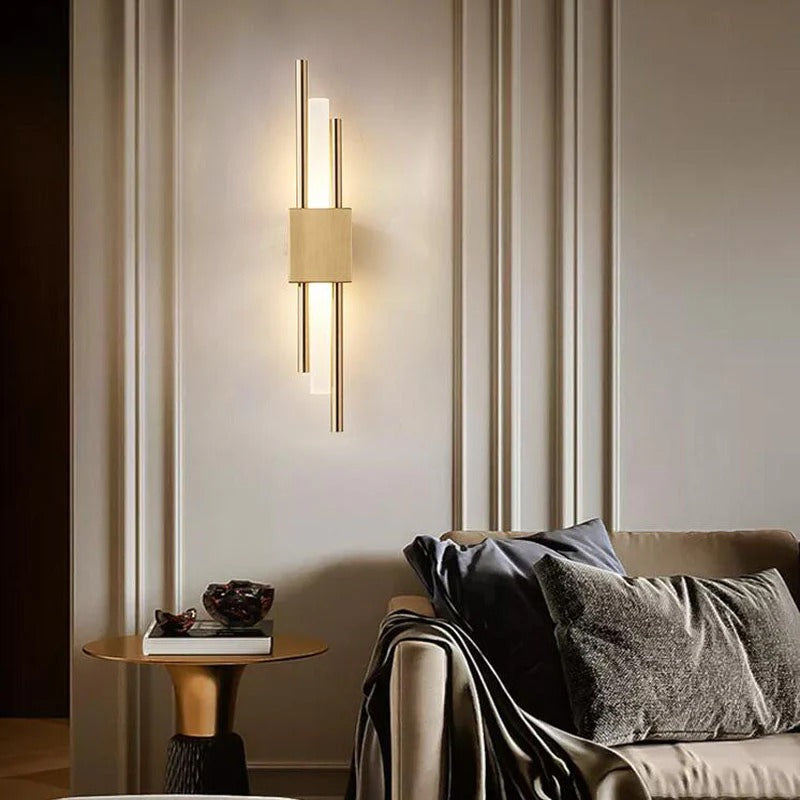 Slim Vertical LED Wall Light