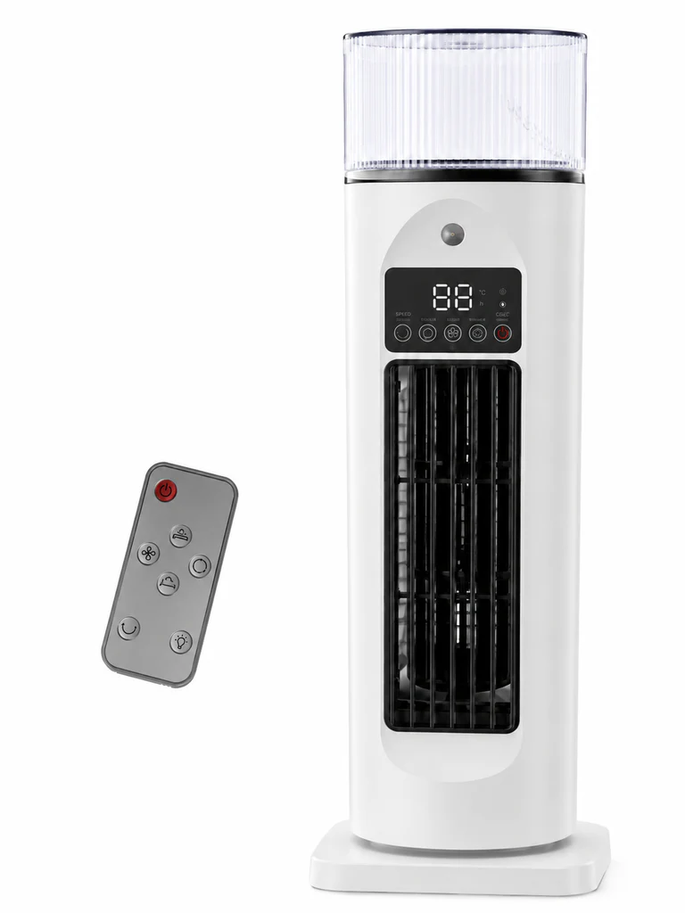 Portable 4-in-1 Room Cooler with Remote and Timer
