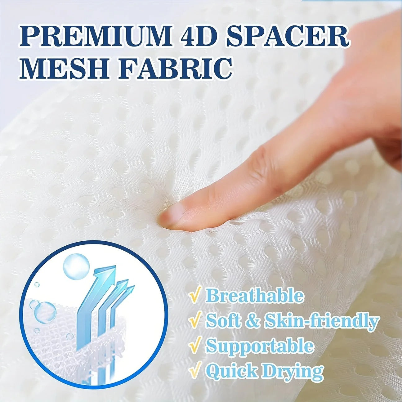 Bath Pillow with Neck Support