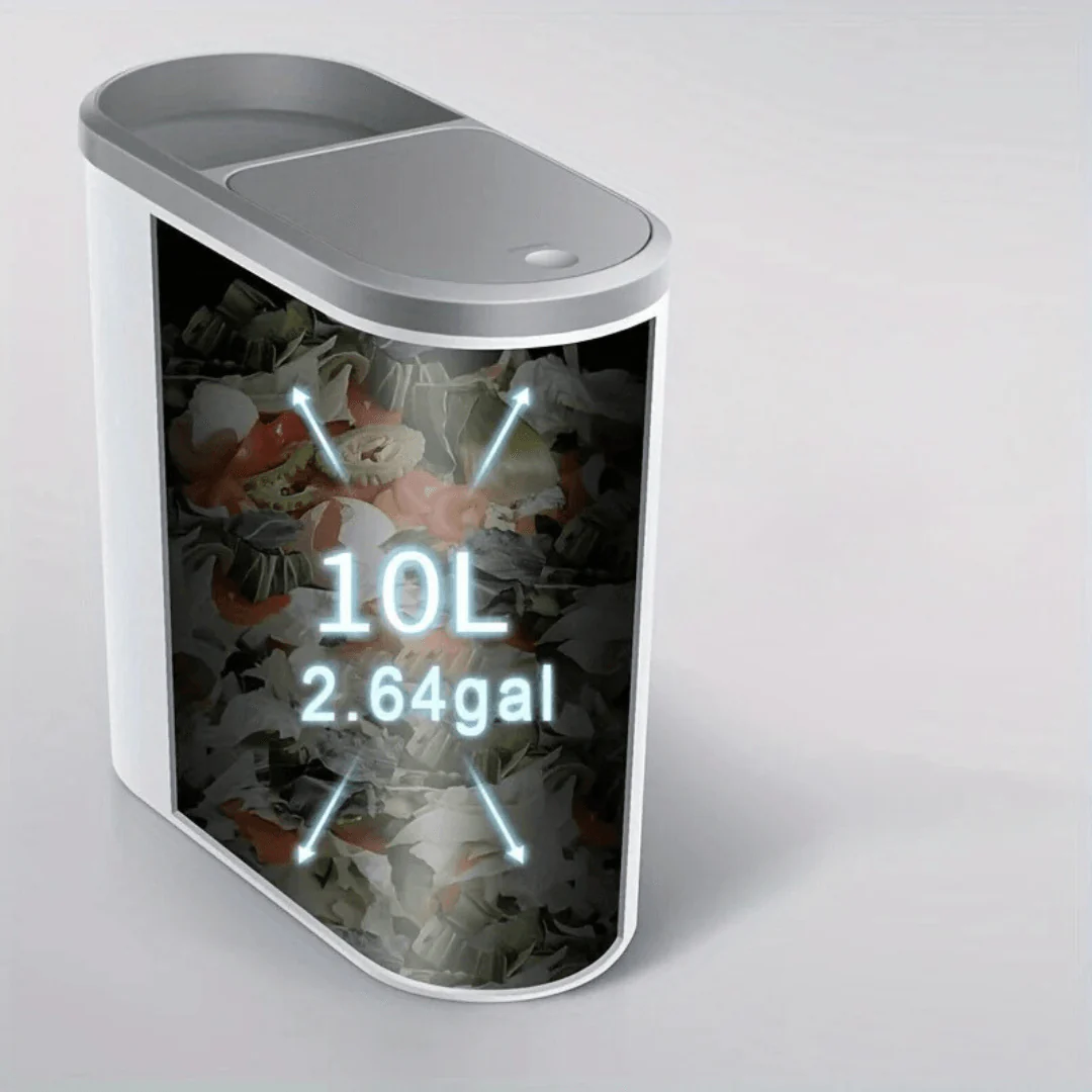 10L Silent Soft-Close Bathroom Bin