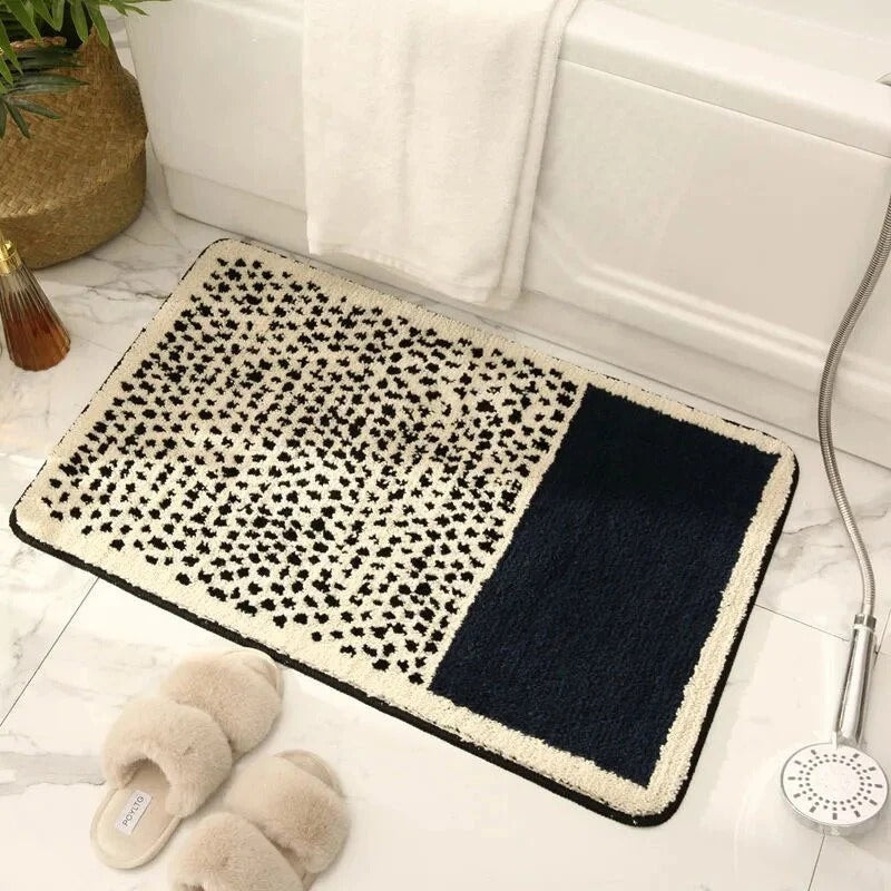 Bath Mat with Modern Pattern