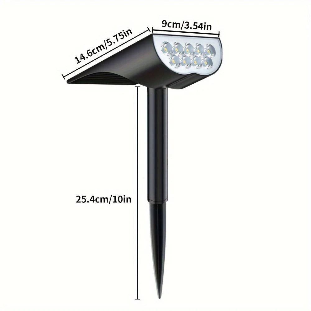 9 LED Solar Garden Light