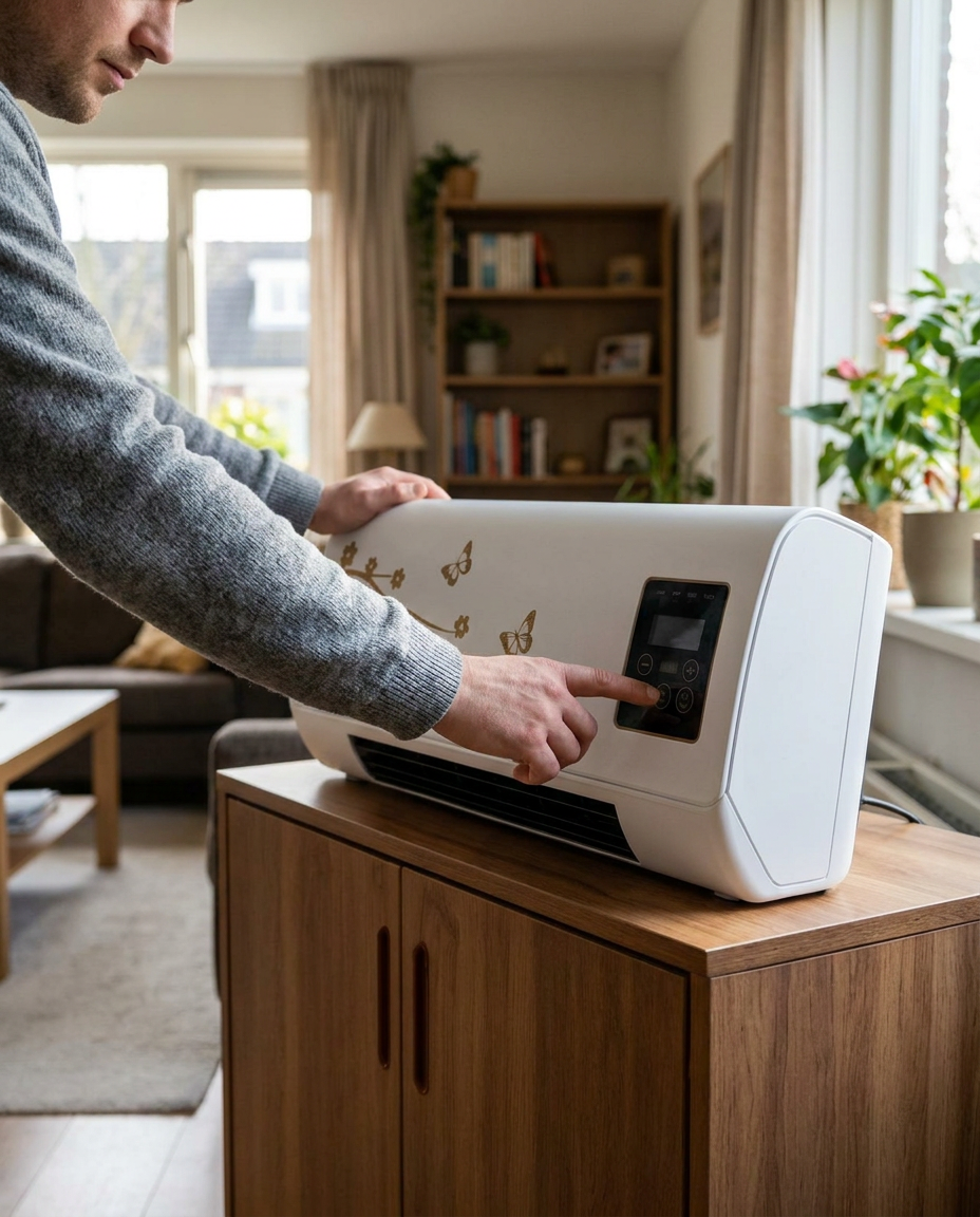 Portable Wall-Mounted Heater and Cooler
