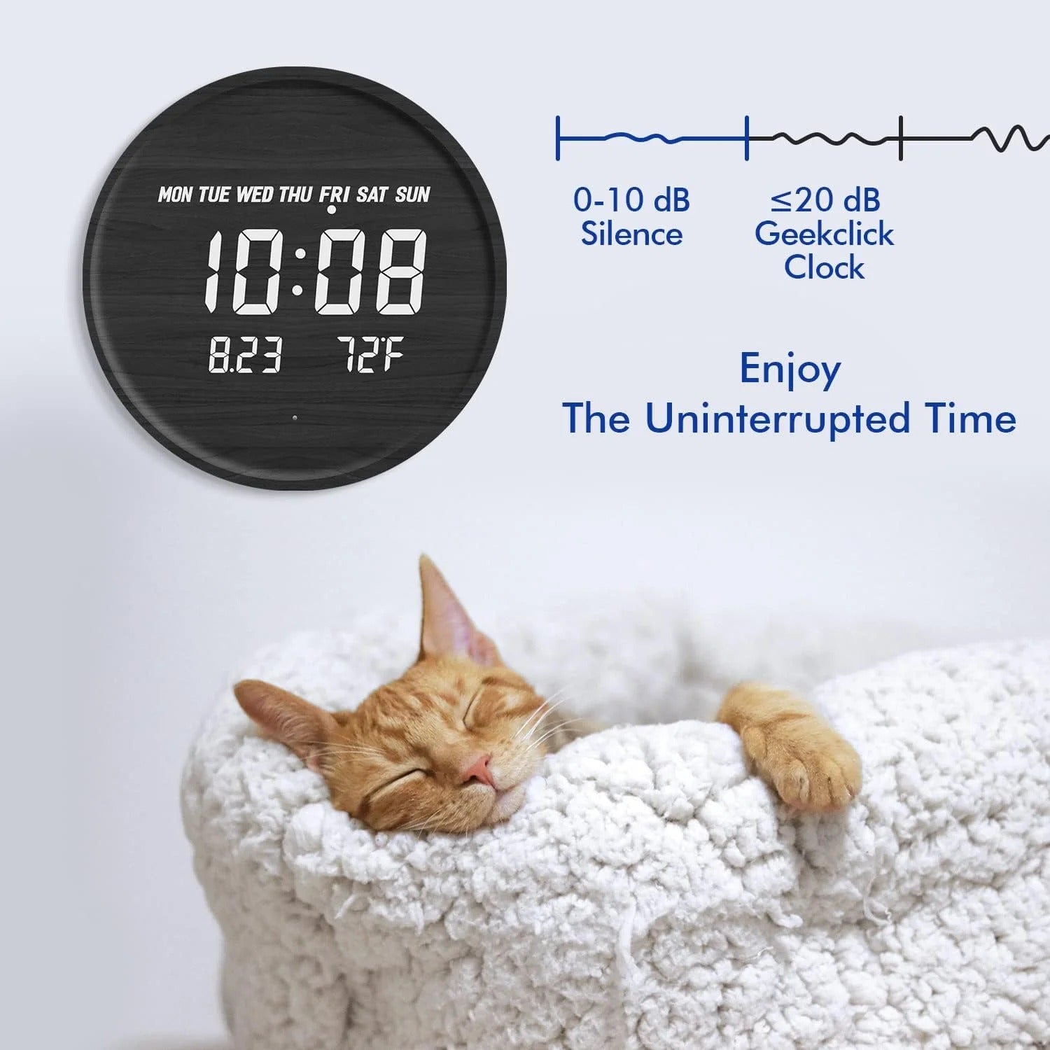 Digital LED Wall Clock