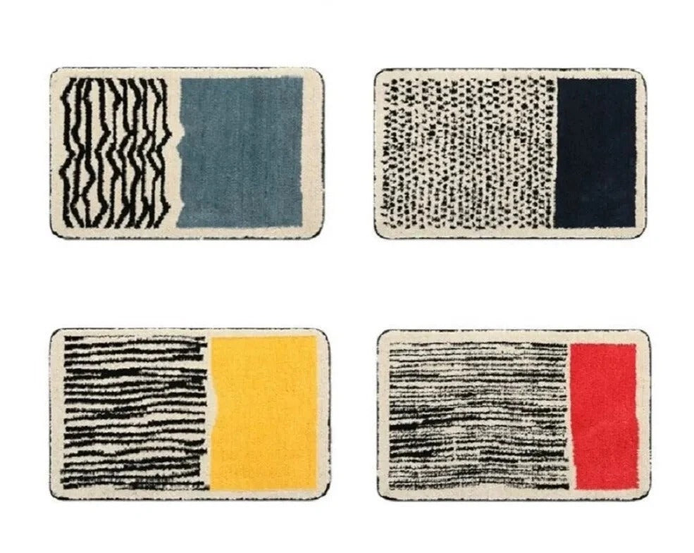 Bath Mat with Modern Pattern