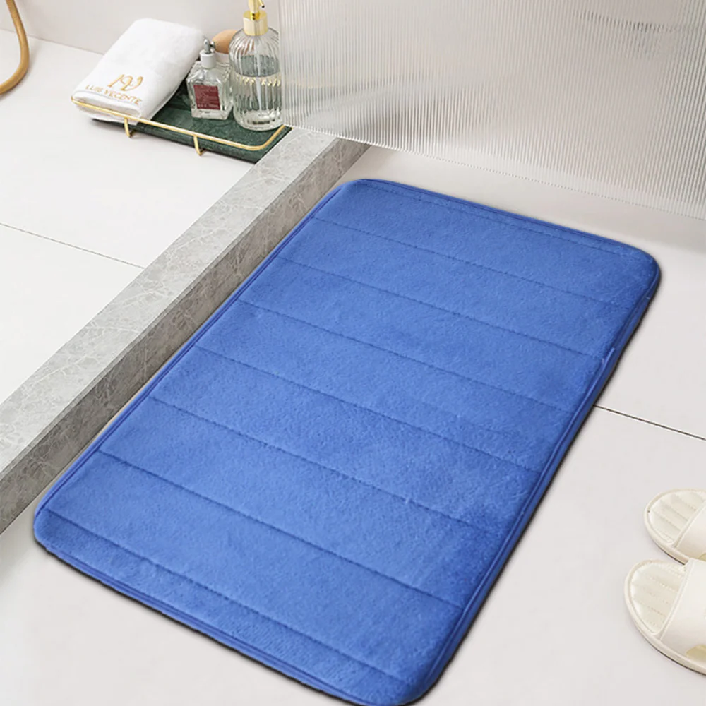 Absorbent Bath Mat Anti-Slip and Fast-Dry