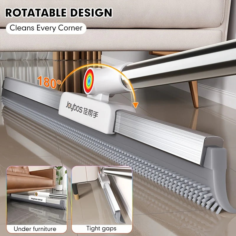 2-in-1 Floor Squeegee Mop with Rubber Blade