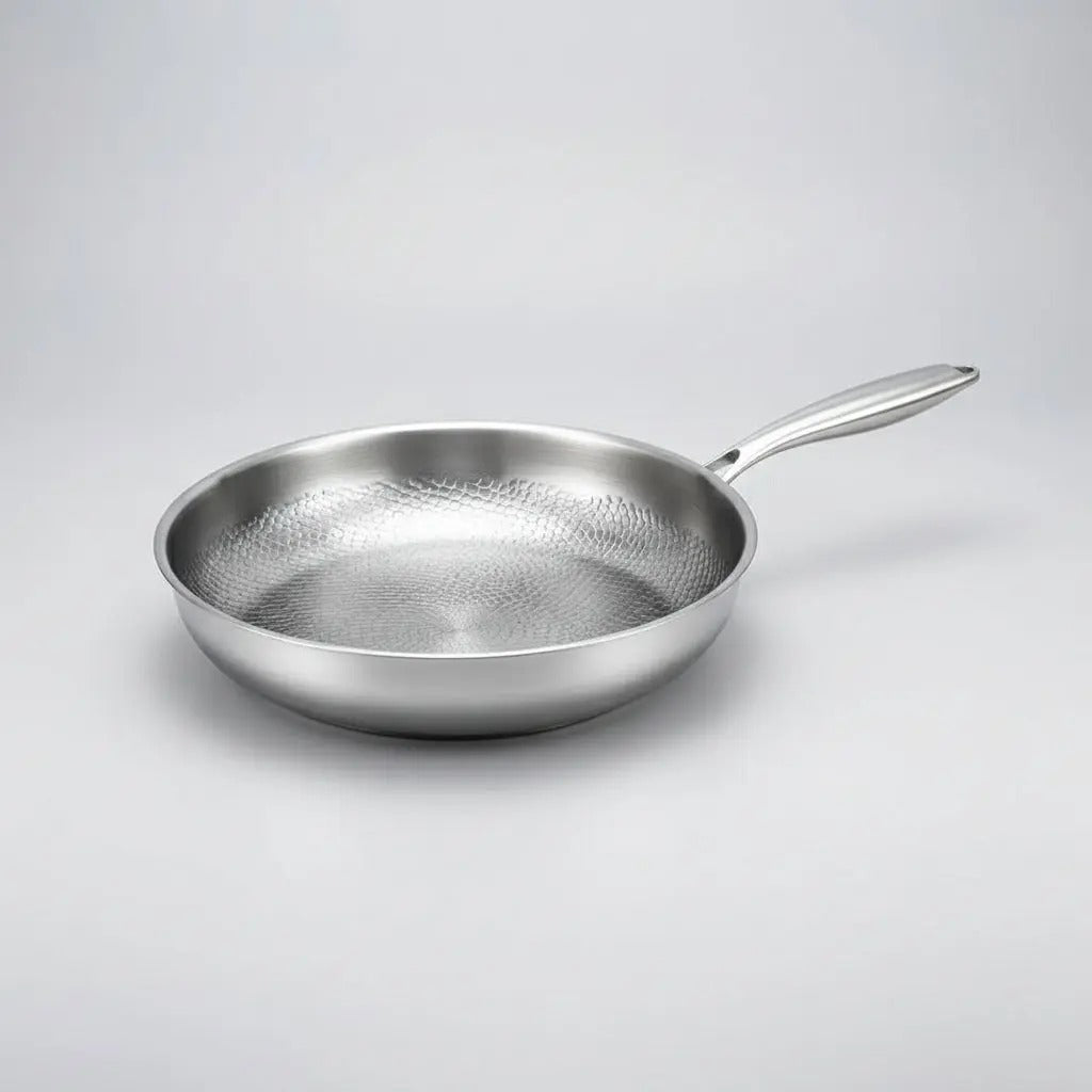 Titanium Non-Stick Frying Pan, Hammered Finish