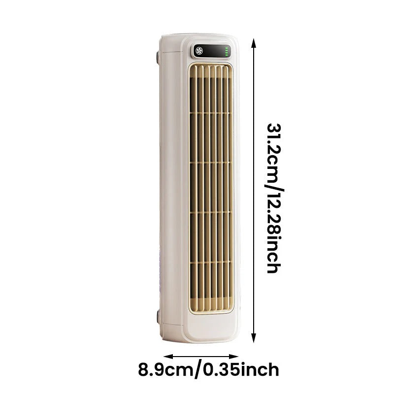 Portable Wireless Rechargeable Bladeless Air Cooler Fan for Home and Office