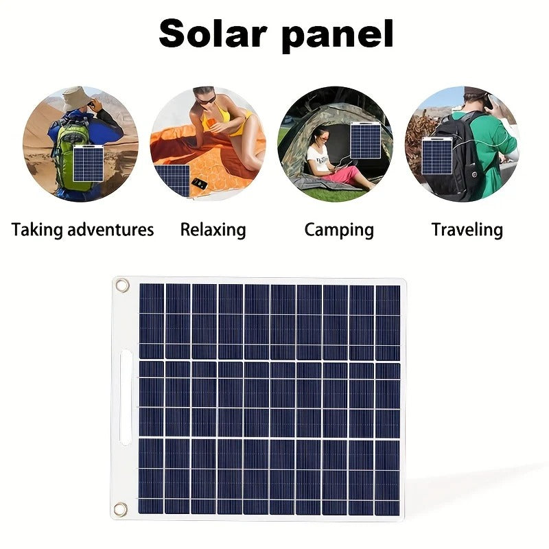 Foldable Solar Panel Charger with USB