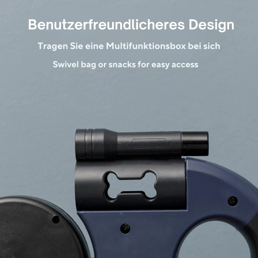 Double Dog Leash with LED Light