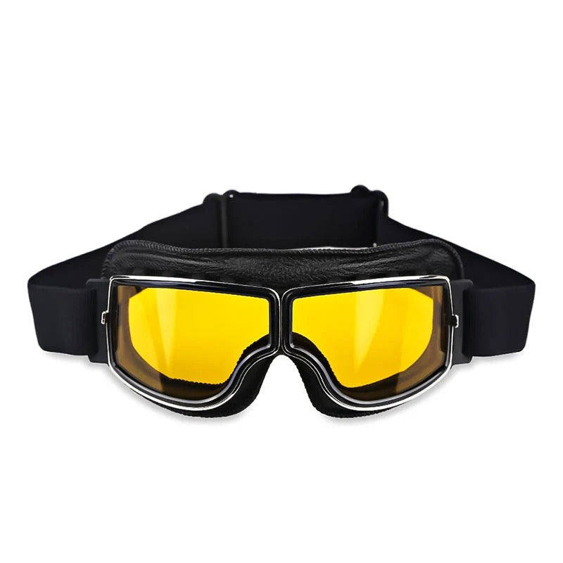Motorcycle Goggles Over Prescription Glasses — Anti-Fog UV Protection