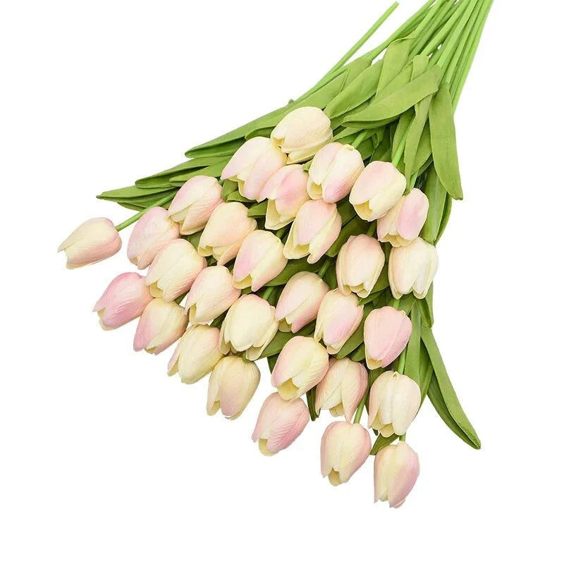 31-Piece Artificial Tulip Bunch