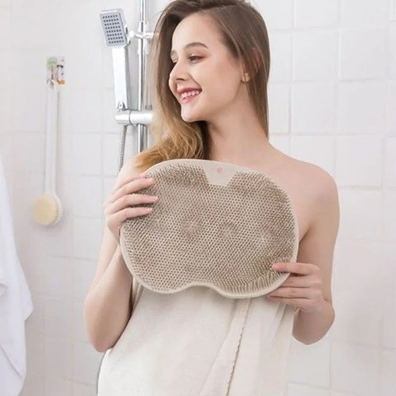 Silicone Foot Scrubber Shower Mat