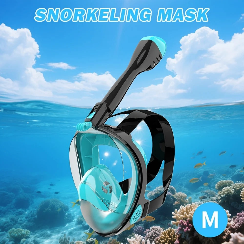 Full-Face Panoramic Snorkel Mask