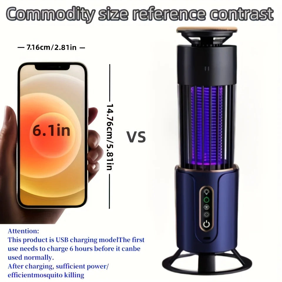 Automatic Mosquito Lamp with Silent Insect Trap