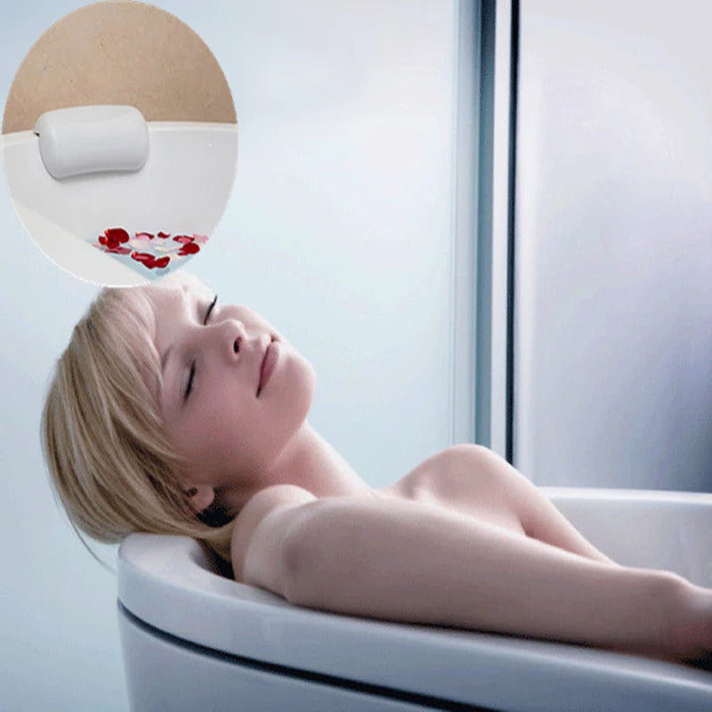 Anti-Slip Bath Pillow with Neck Support