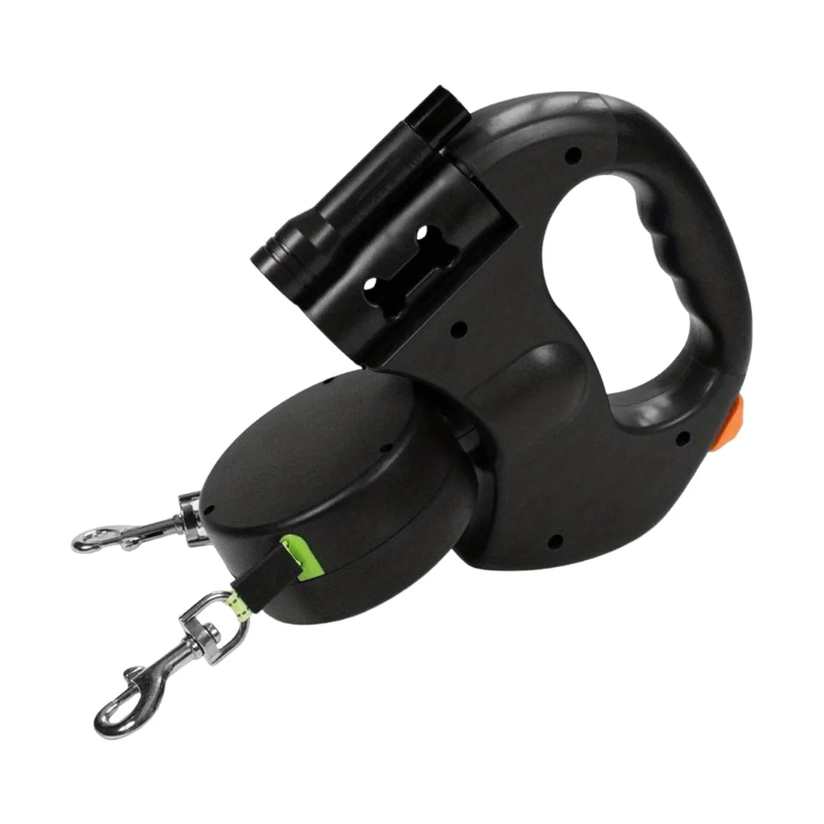 Double Dog Leash with LED Light