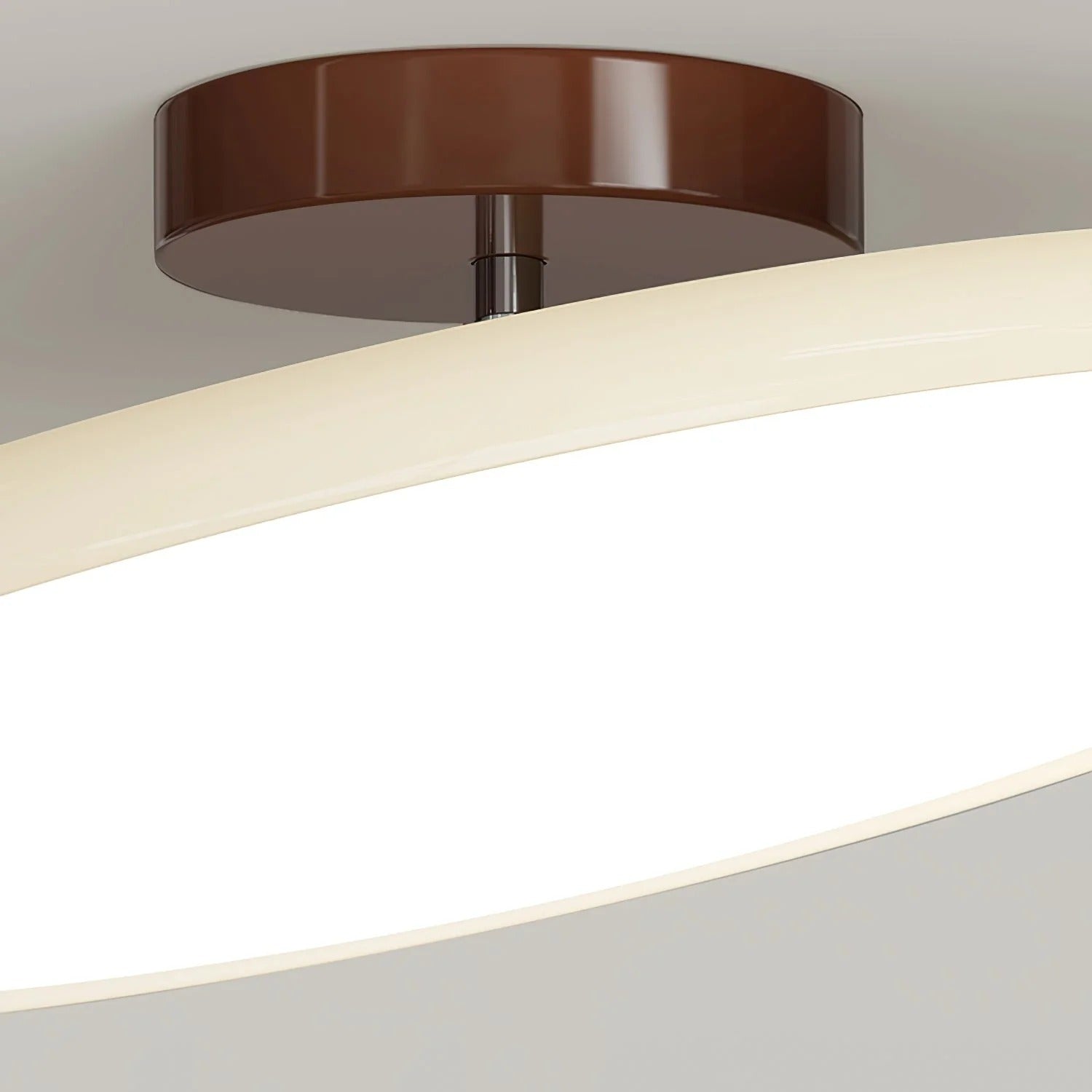 Minimalist Round Disc Flush Mount Ceiling Light for Bedroom