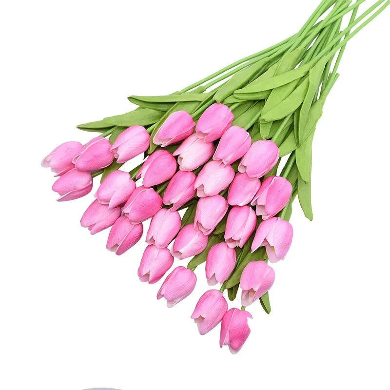 31-Piece Artificial Tulip Bunch